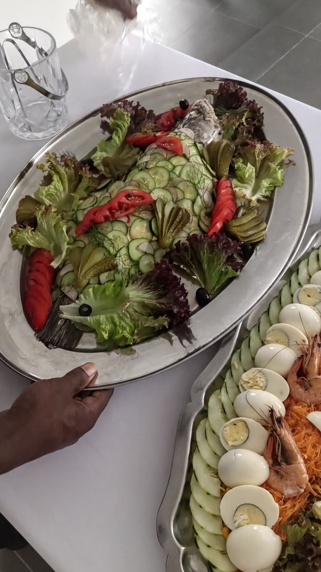 Plateaux de salades préparés par Chez Lionel